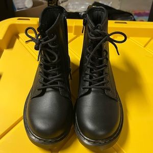 Kids black Doc Martens NWOT, size 2 never worn